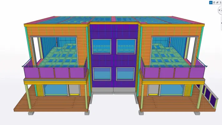 Image from Svingveien gallery. Timber Structure building.